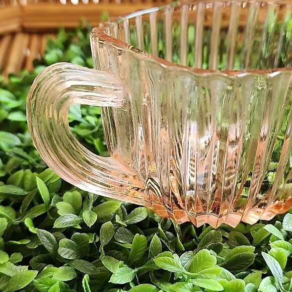 Vintage Queen Ann Depression Glass Creamer - Picture 6 of 11